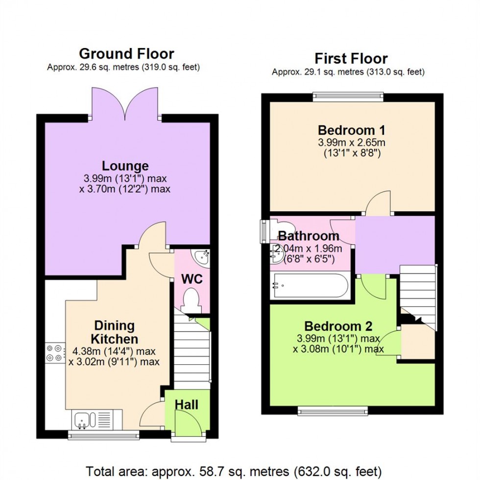 Floorplan for Renshaw Drive, Gedling, Nottingham