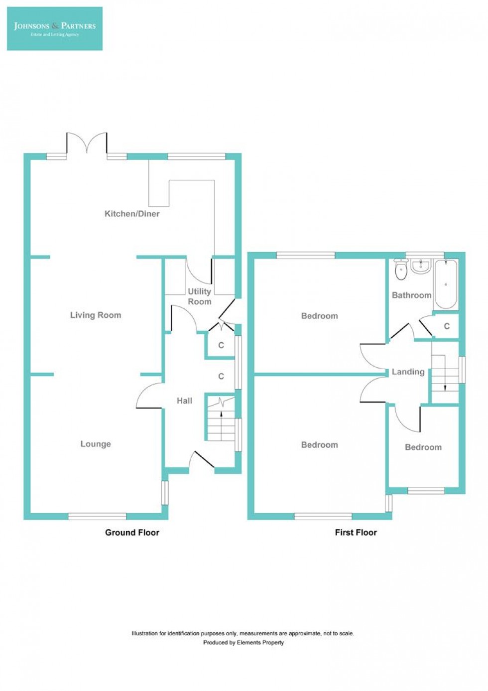 Floorplan for Woodsend Close, Burton Joyce