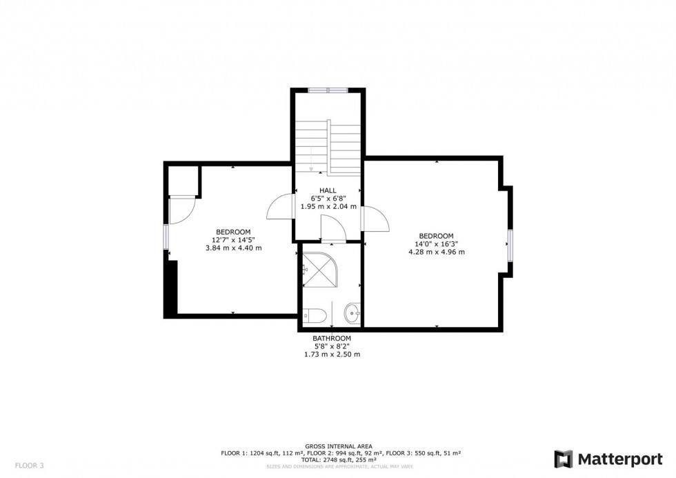 Floorplan for Shearing Hill, Gedling, Nottingham
