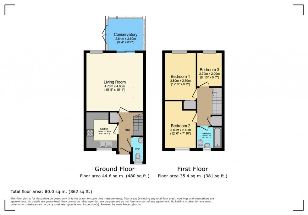 Floorplan for Nether Pasture, Netherfield, Nottingham