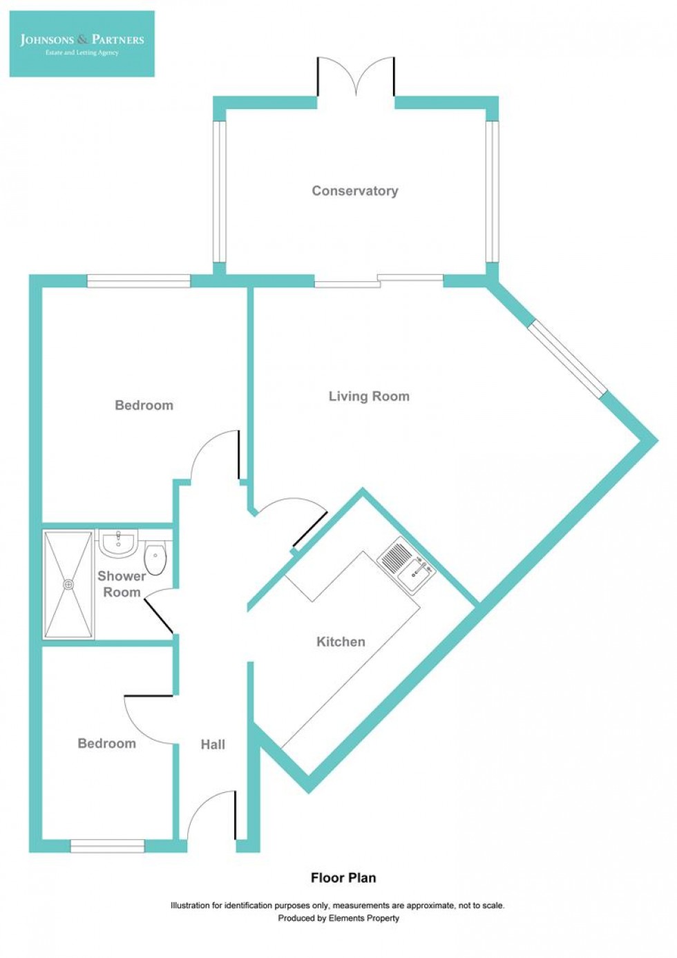 Floorplan for Elmsdale Gardens, Burton Joyce, Nottingham