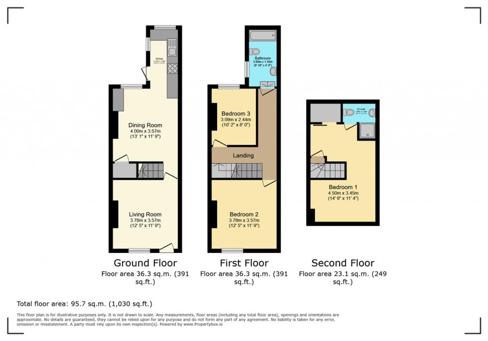 Floorplan for Woodland Grove, Colwick, Nottingham