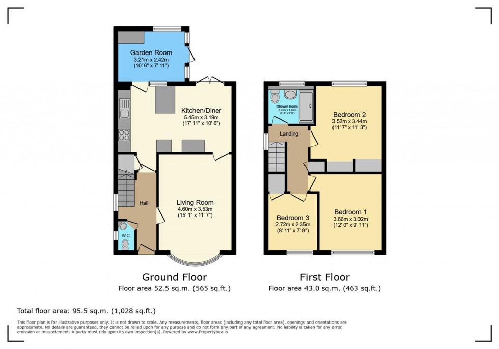 Floorplan for Croft Rise, East Bridgford, Nottingham