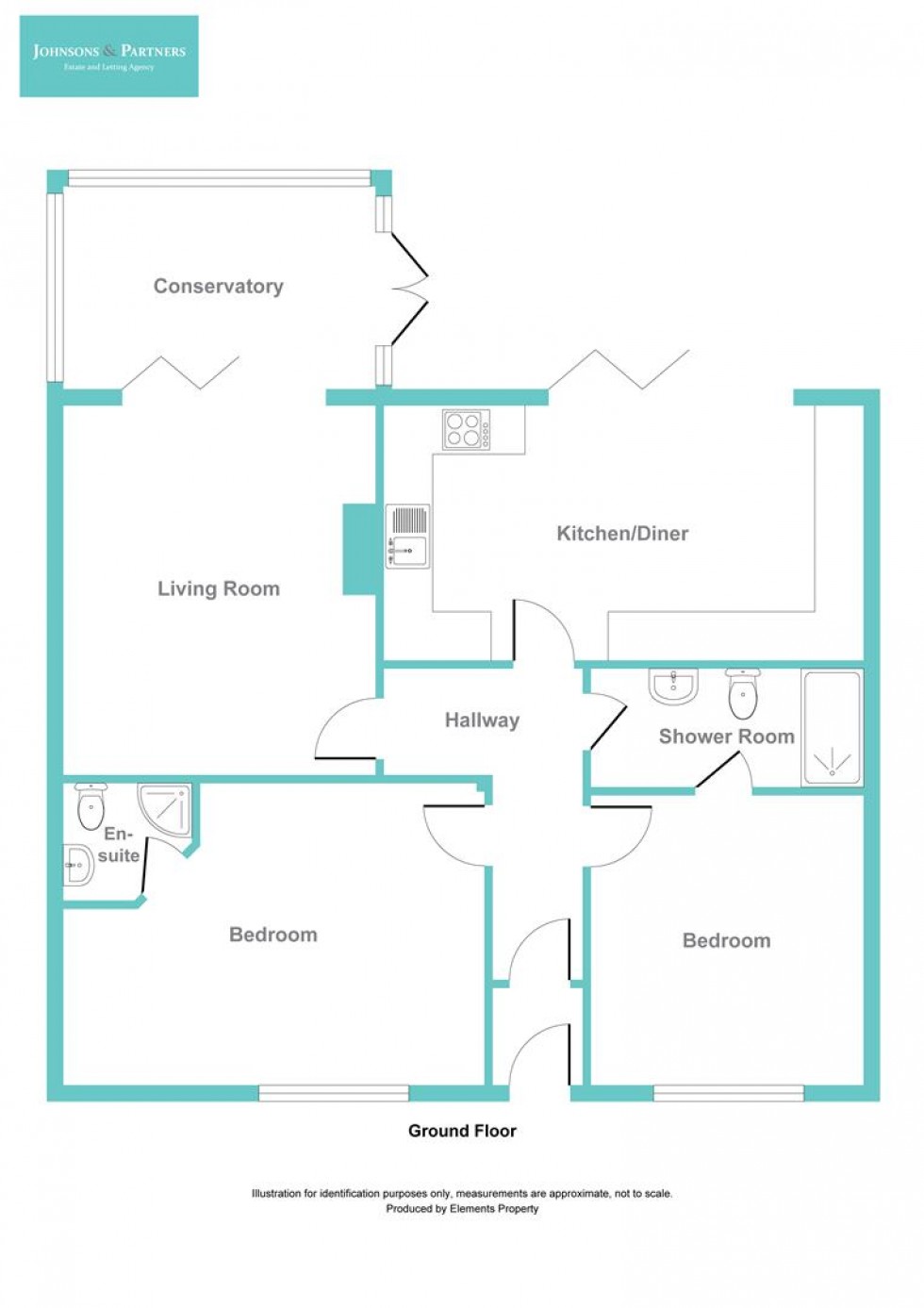 Floorplan for Wellington Road, Burton Joyce, Nottingham NG14