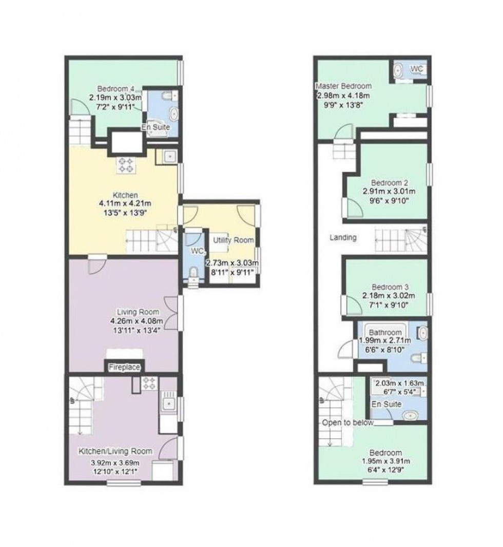 Floorplan for Main Street, Calverton, Nottingham