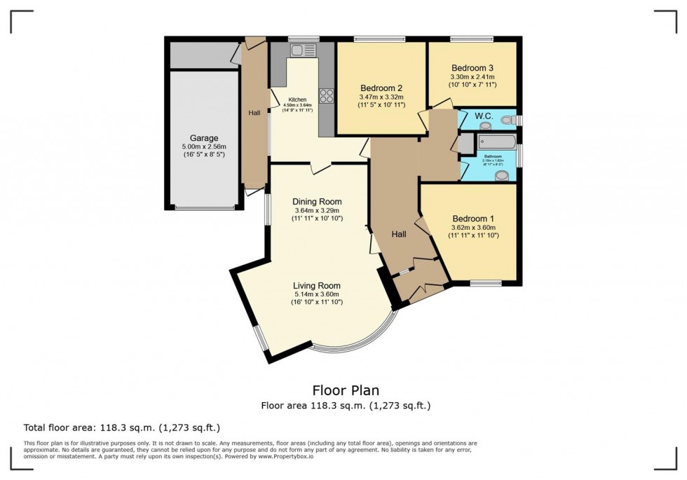 Floorplan for Lime Tree Gardens, Lowdham