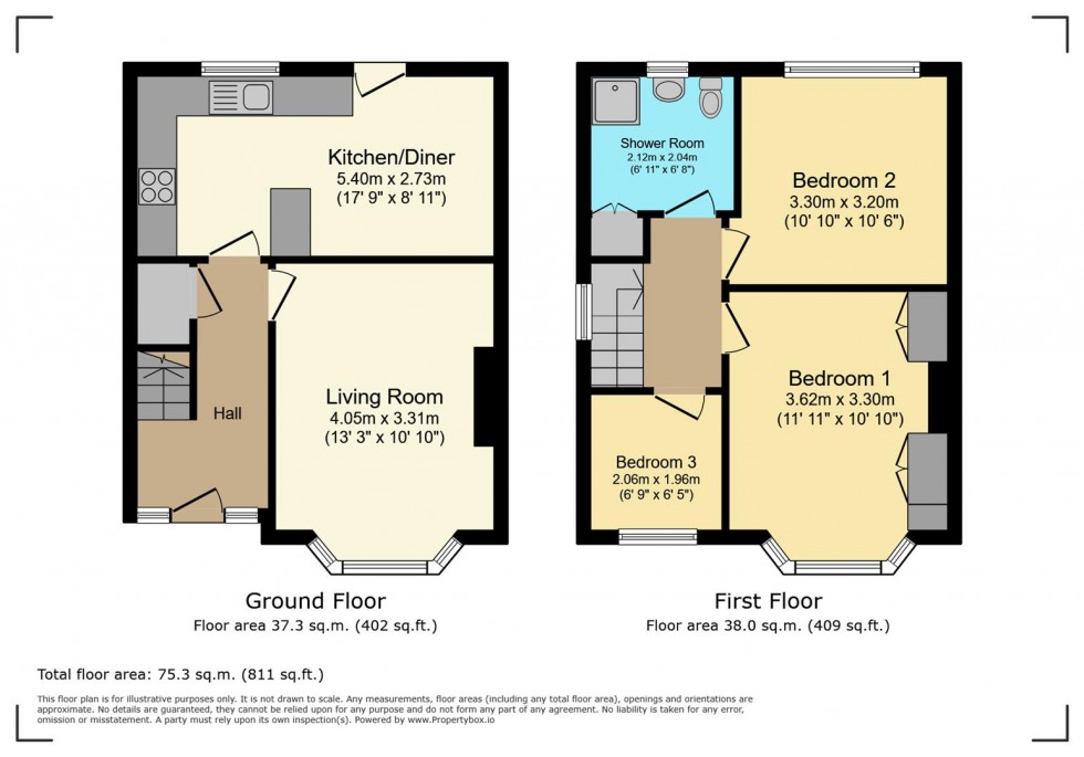 Floorplan for Chesterfield Drive, Burton Joyce