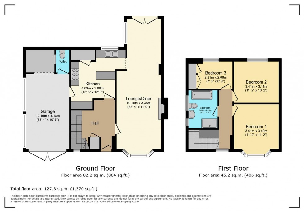 Floorplan for Roslyn Avenue, Gedling, Nottingham