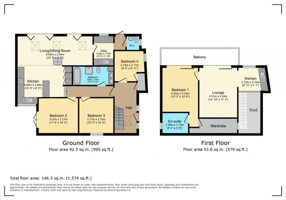 Floorplan for Freda Avenue, Gedling, Nottingham