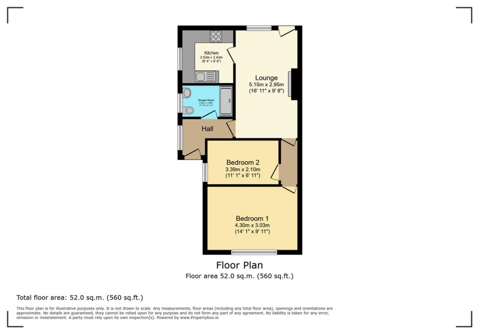 Floorplan for St. Helens Crescent, Burton Joyce, Nottingham