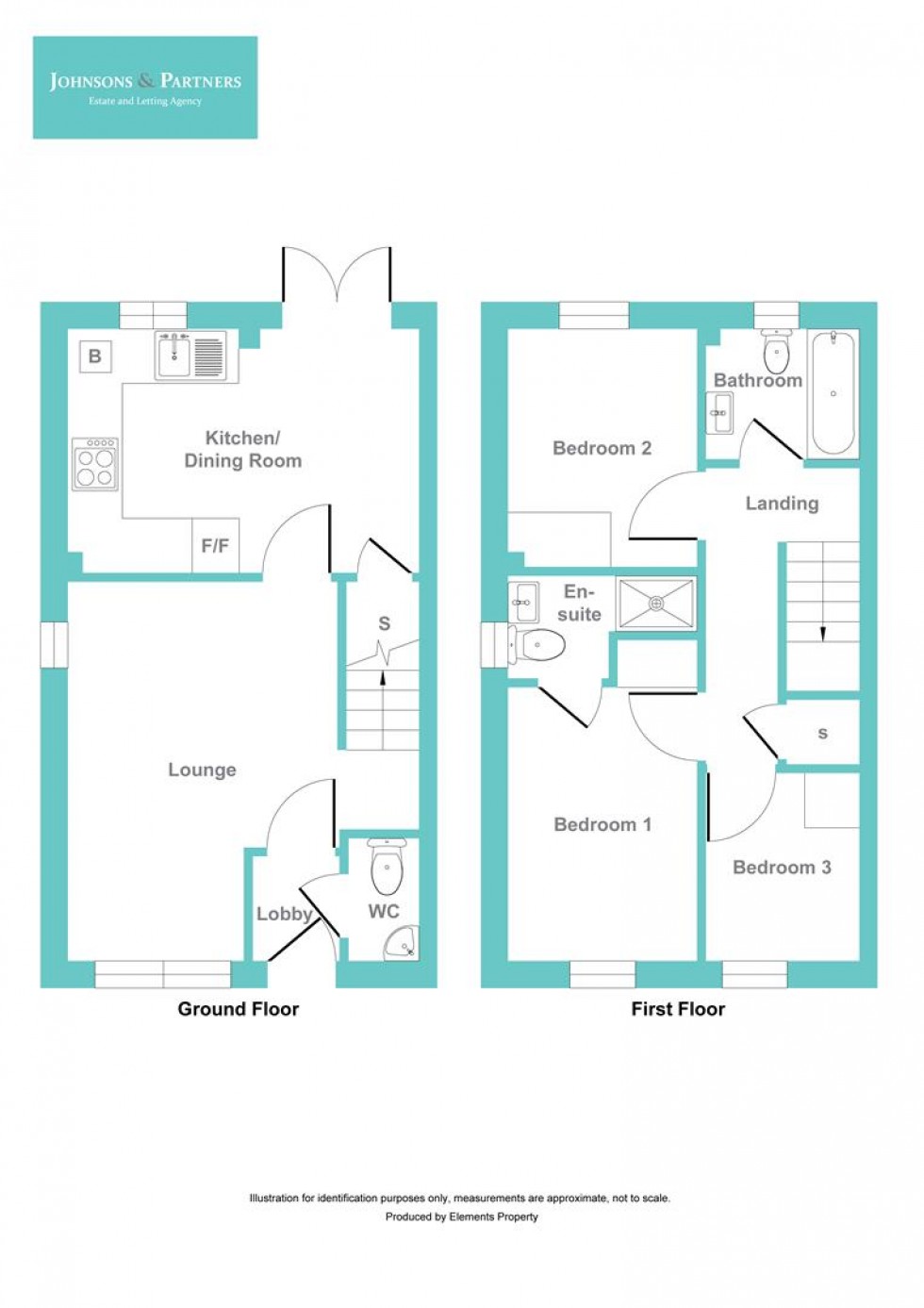 Floorplan for Hackett Gardens, Bingham, Nottingham