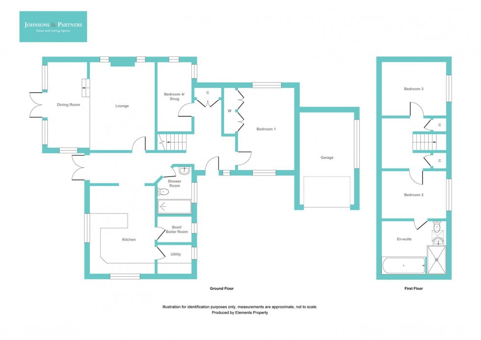 Floorplan for The Hollows, Thurgarton, Nottingham