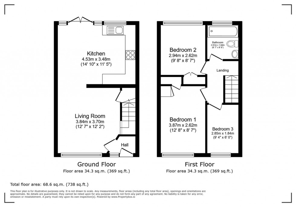 Floorplan for Park View, Nottingham