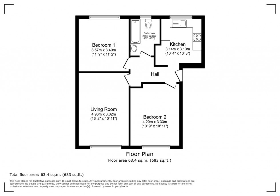 Floorplan for Conway Road, Carlton, Nottingham