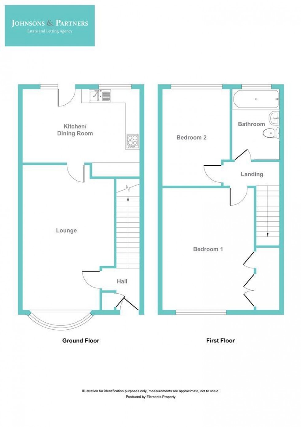 Floorplan for Howbeck Road, Arnold, Nottingham