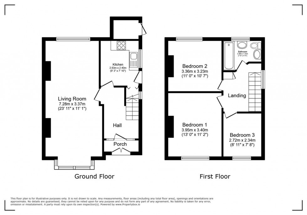 Floorplan for Parkdale Road, Nottingham NG3 7GL