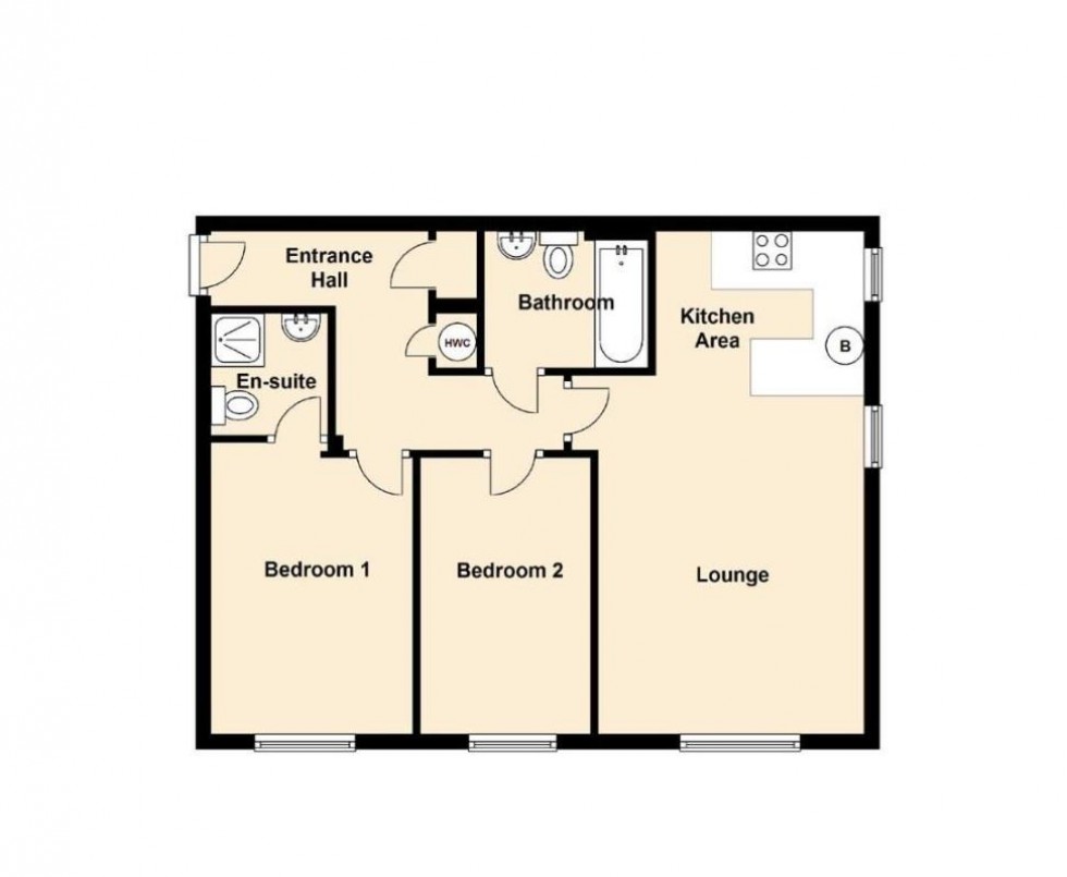 Floorplan for Paton Court, Calverton NG14 6RL