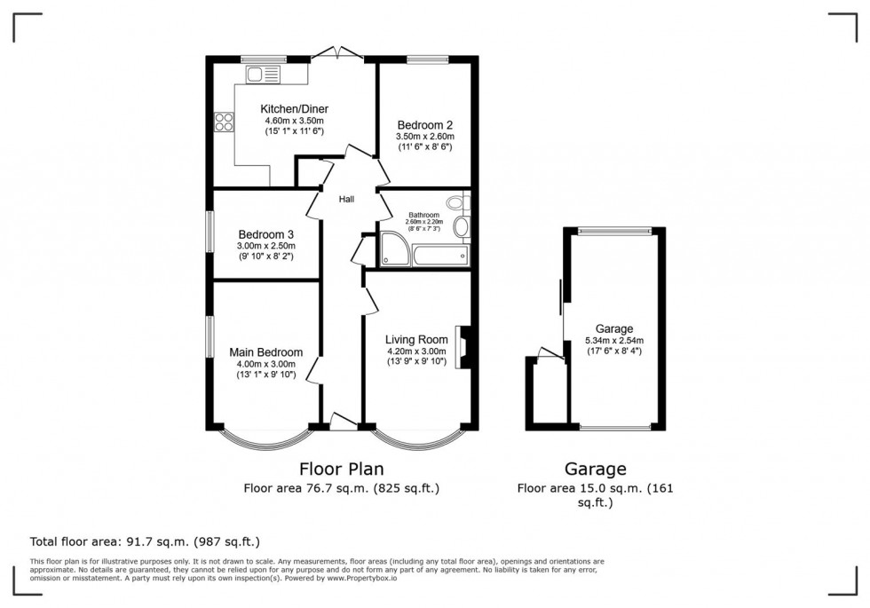 Floorplan for Orchard Drive, Calverton NG14 6GP
