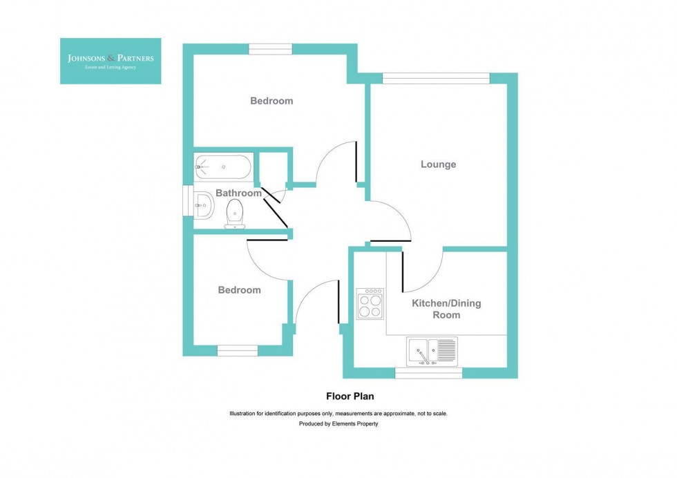 Floorplan for Dover Beck Close, Lowdham, Nottingham
