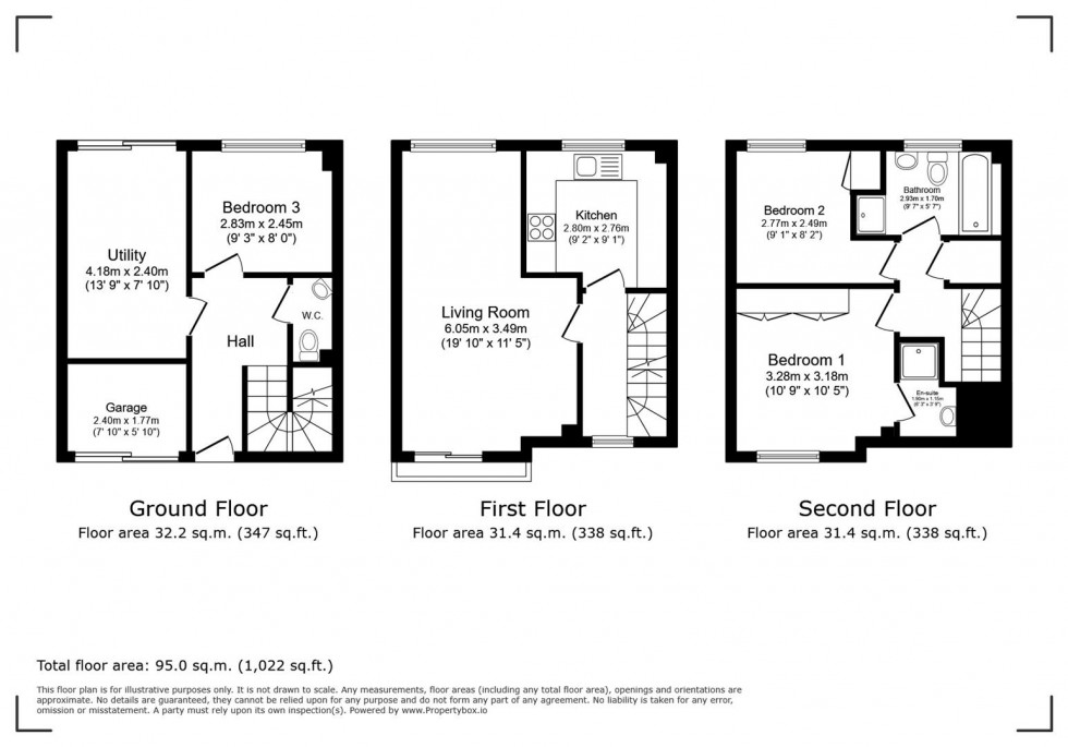 Floorplan for Stanhope Avenue, Nottingham