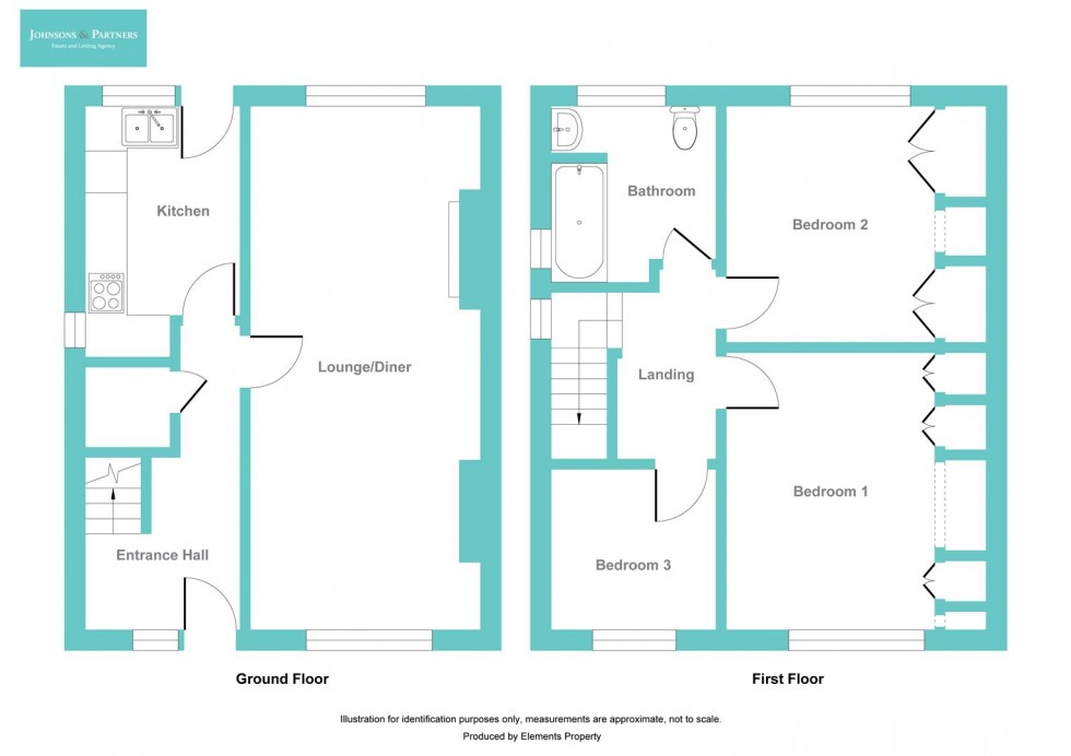 Floorplan for Warren Avenue, Nottingham