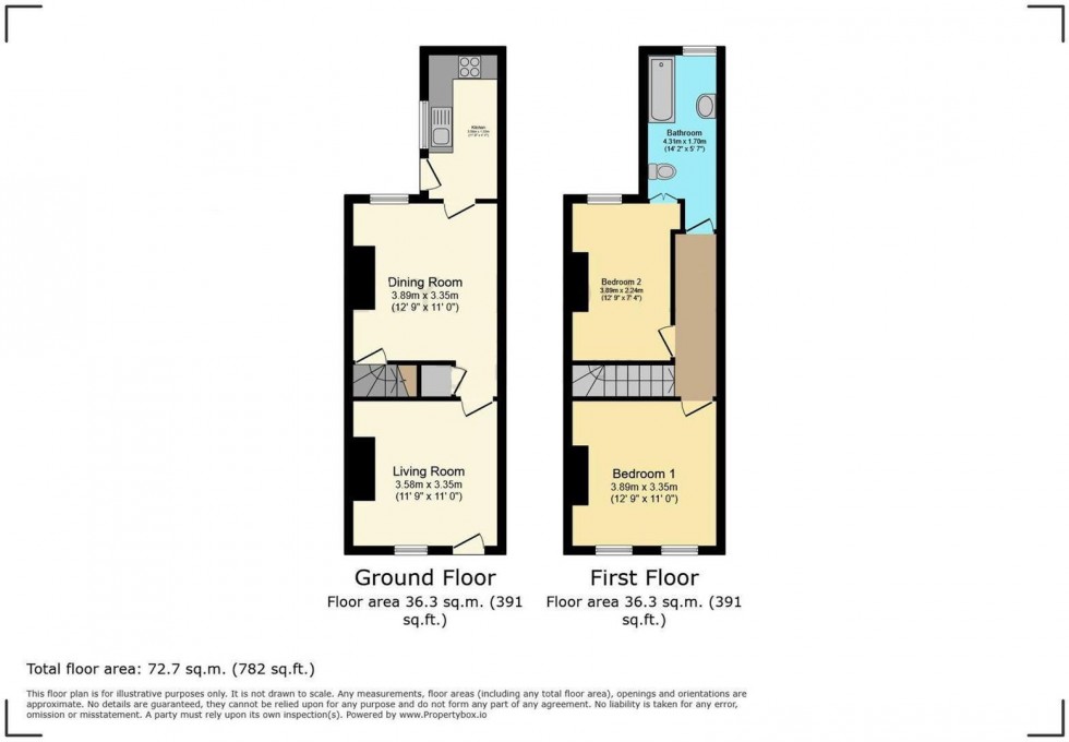 Floorplan for Gedling Grove, Arnold, Nottingham