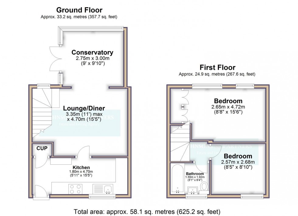 Floorplan for Brooklyn Avenue, Lambley Lane, Burton Joyce