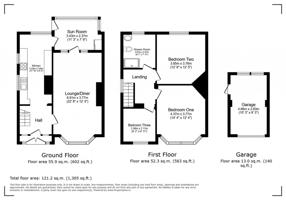 Floorplan for Church Road, Burton Joyce, Nottingham