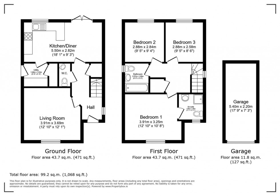 Floorplan for Kingfisher Road, Stoke Bardolph, Nottingham