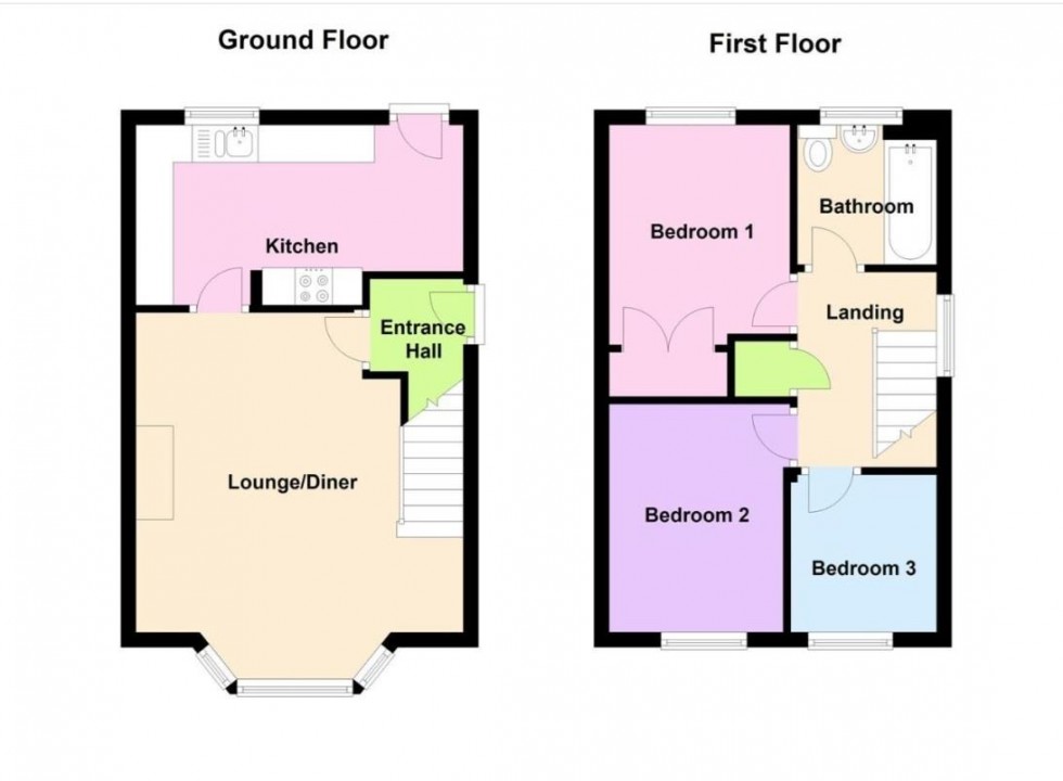 Floorplan for The Elms, Colwick, Nottingham