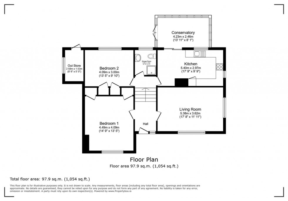 Floorplan for Padleys Lane, Burton Joyce, Nottingham