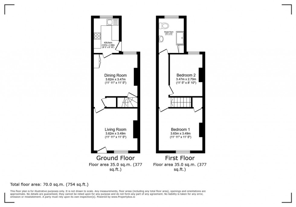 Floorplan for Top Row, Stoke Bardolph, NG14