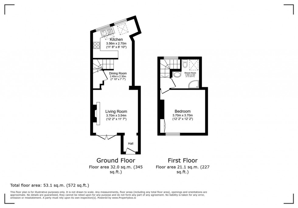 Floorplan for Station Road, Lowdham, Nottingham