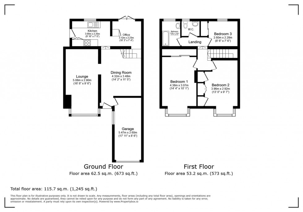 Floorplan for Main Street, Burton Joyce, Nottingham