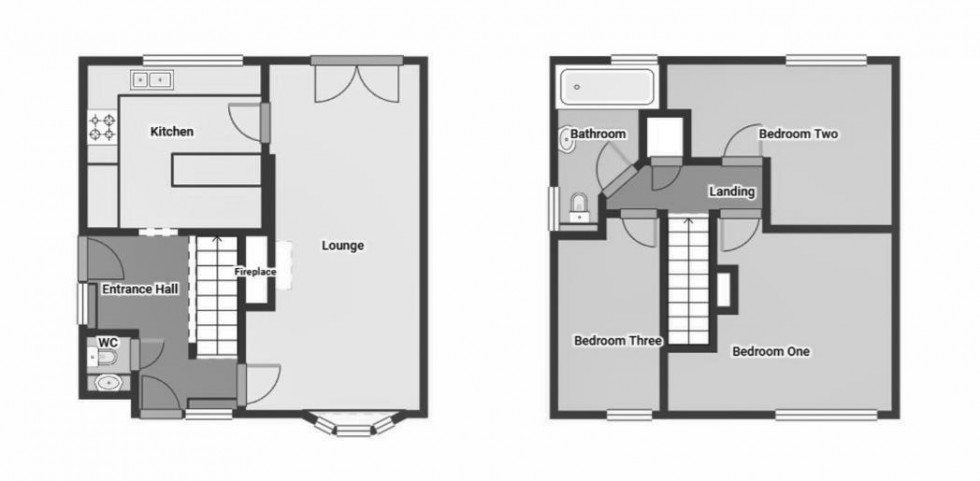 Floorplan for Park Road, Calverton, Nottingham