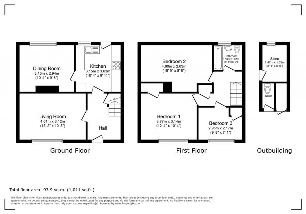 Floorplan for Swansdowne Drive, Clifton