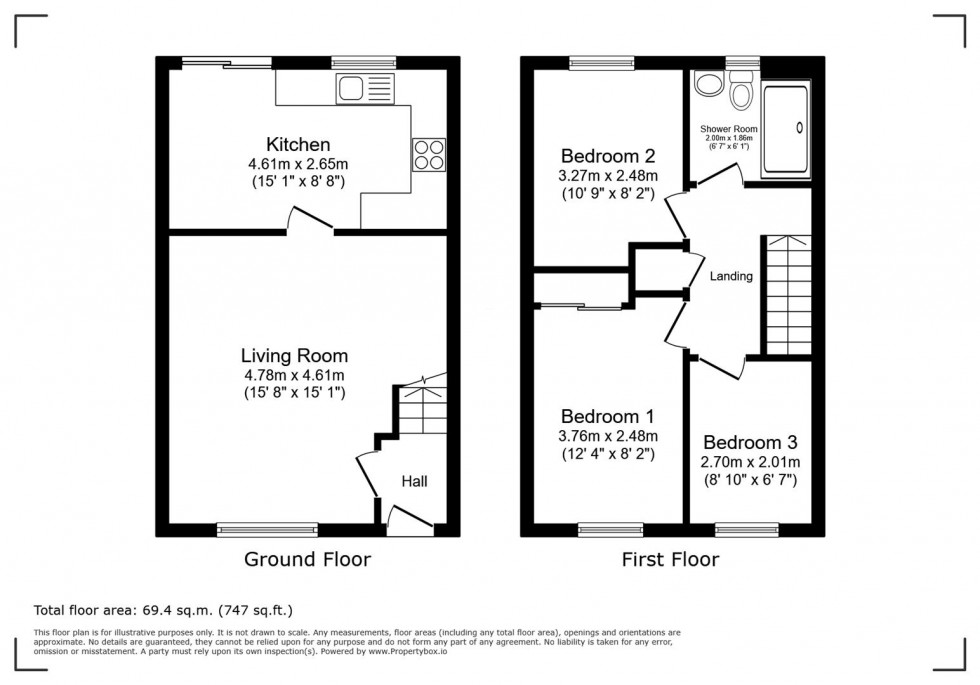 Floorplan for Nether Pasture, Netherfield, Nottingham