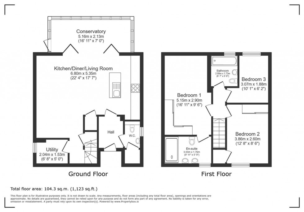 Floorplan for Foxhill Road, Burton Joyce, Nottingham