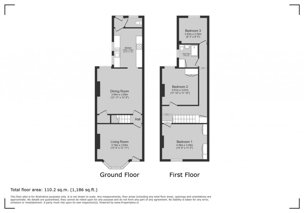 Floorplan for Church Drive, Hucknall, Nottingham