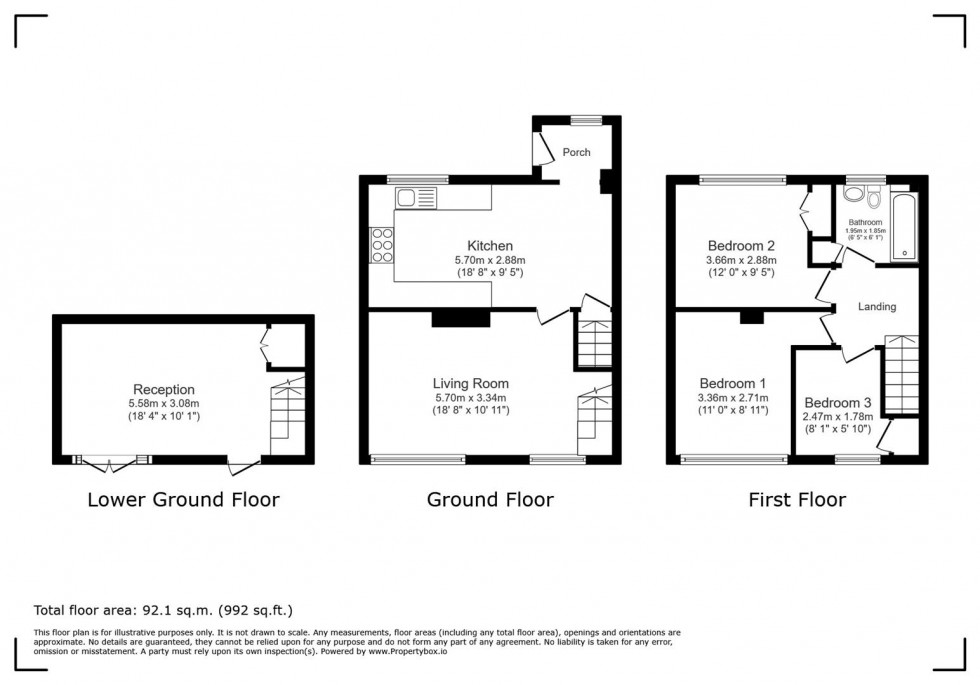 Floorplan for Southdale Road, Carlton, Nottingham
