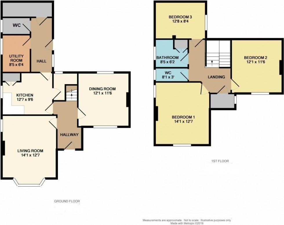 Floorplan for Burgage, Southwell