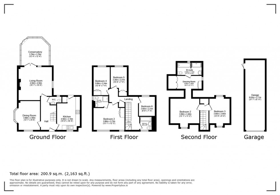 Floorplan for James Drive, Calverton, Nottingham