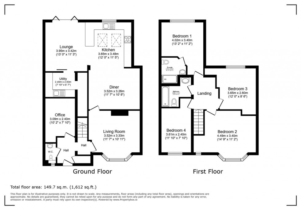 Floorplan for Farnsfield Avenue, Burton Joyce, Nottingham