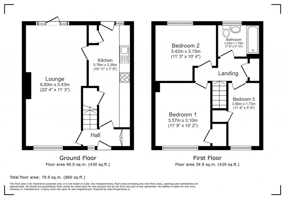 Floorplan for Havenwood Rise, Clifton