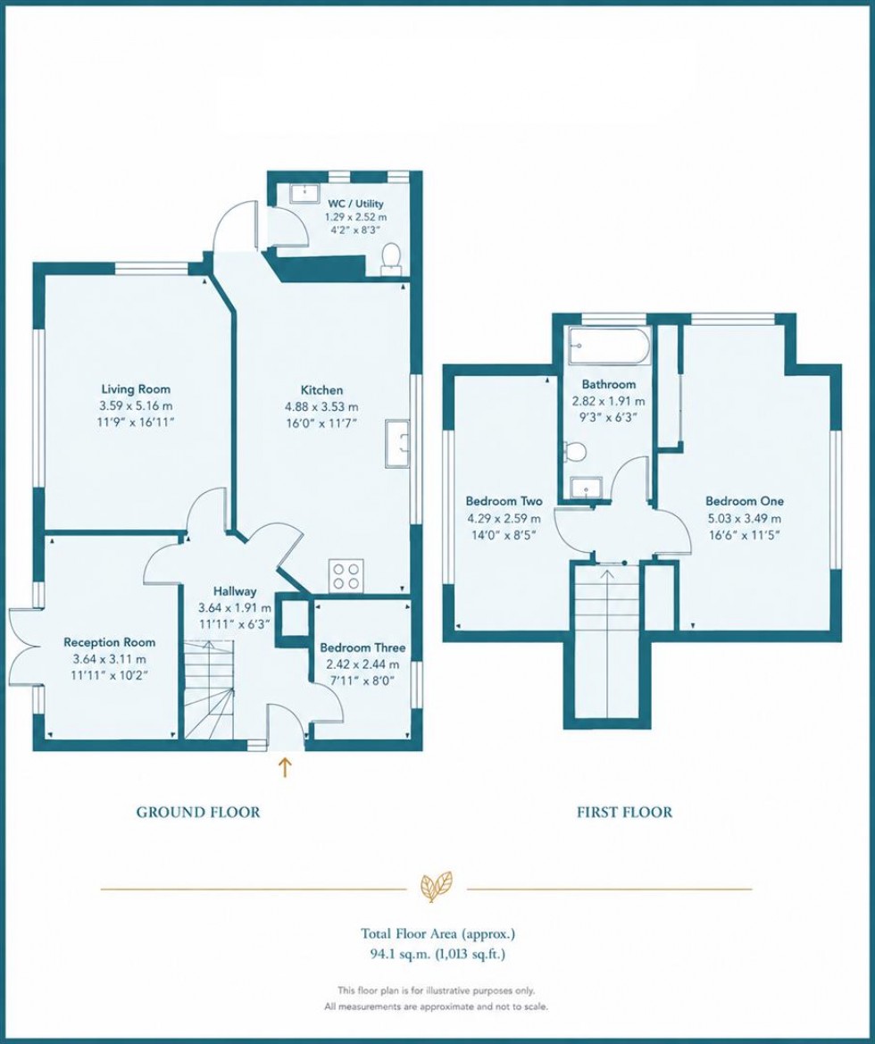Floorplan for Orchard Close, Burton Joyce, Nottingham
