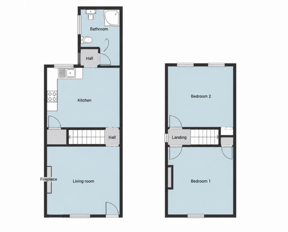 Floorplan for Bradbury Street, Nottingham