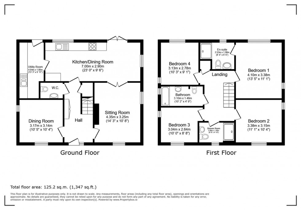 Floorplan for Orchard Drive, Burton Joyce, Nottingham